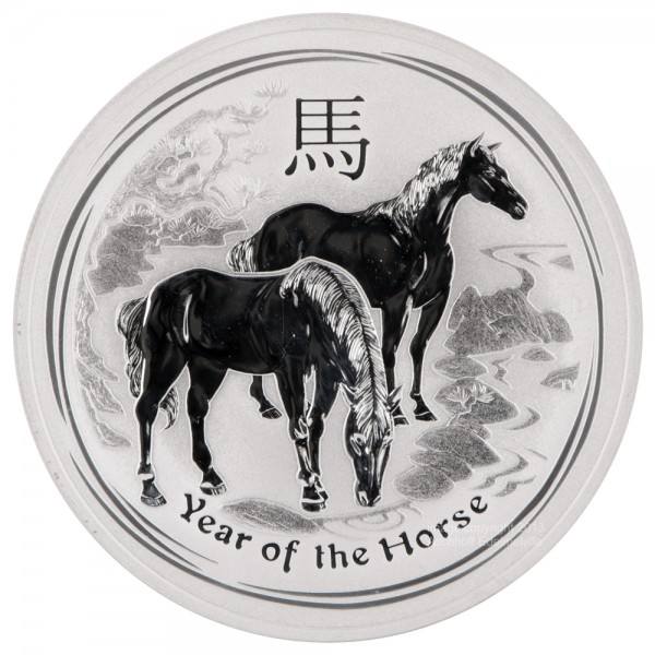 Ankauf: Lunar II 2014 Pferd, Silbermünze 1 kg