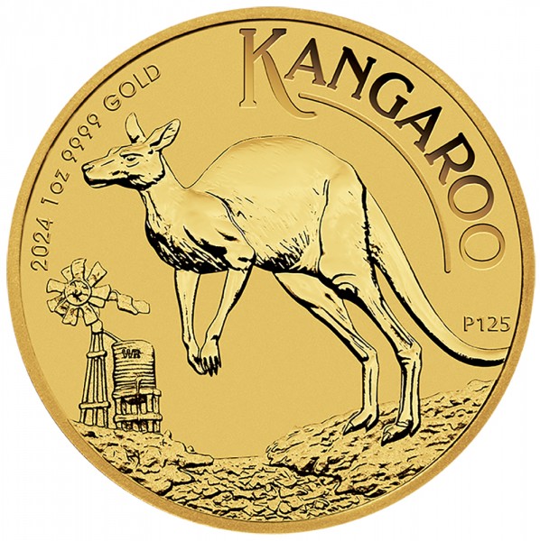 1 Unze (oz) Gold Kaenguru 2024 Australien Neuware