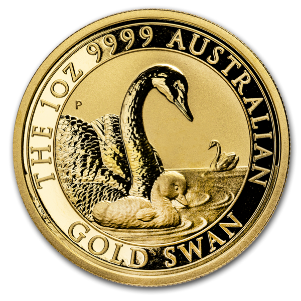 Ankauf 1 Unze (oz) Gold Australian Swan Goldmünze 2019 Australien