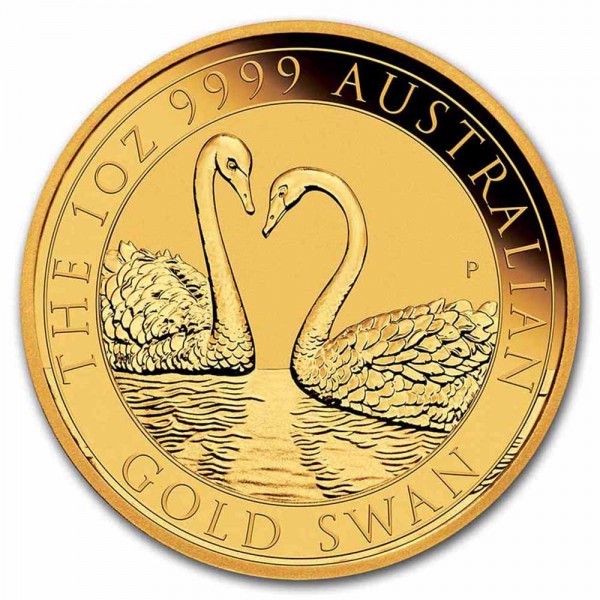 Ankauf 1 Unze (oz) Gold Australian Swan Goldmünze 2022 Australien