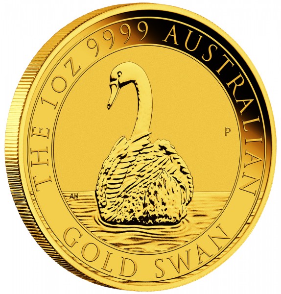 Ankauf 1 Unze (oz) Gold Australian Swan Goldmünze 2023 Australien