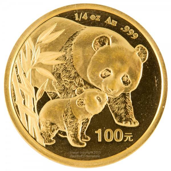 Ankauf: China Panda 2004, Goldmünze 1/4 Unze (oz)