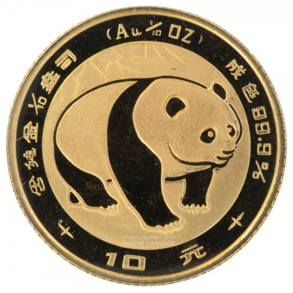 Ankauf: China Panda 1984, Goldmünze 1 Unze (oz)